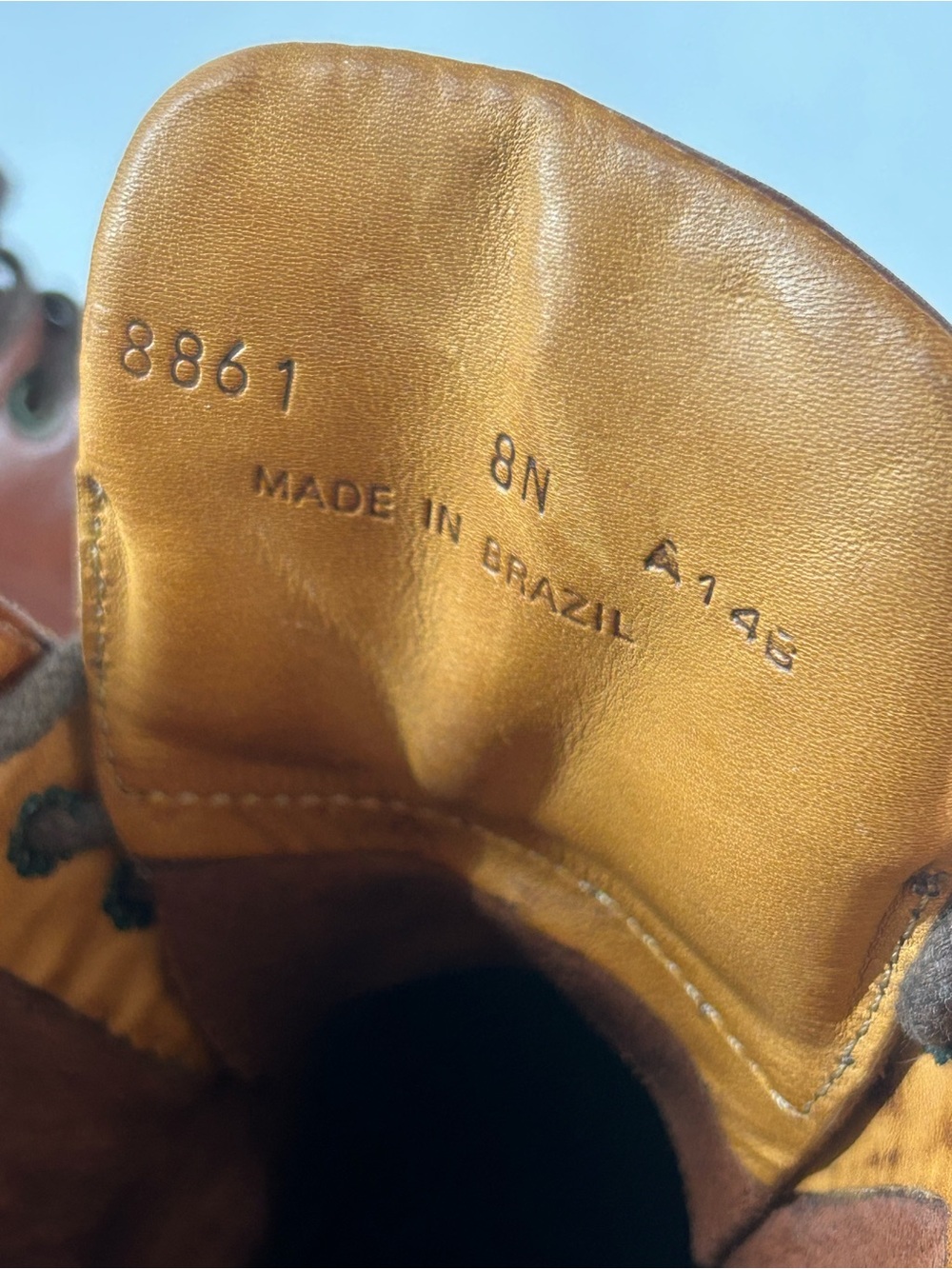 Cole Haan Country Vintage 80/90s Classic Brown Leather Moc Toe Women Boots 8 N - Picture 8 of 10